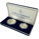 Set, USA, 1/2 Dollar and Dollar 1993 (2 pcs.)