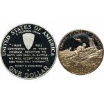 Set, USA, 1/2 Dollar and 1 Dollar 1993 (2 pcs.)