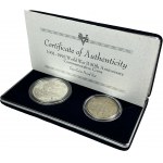 Set, USA, 1/2 Dollar and 1 Dollar 1993 (2 pcs.)