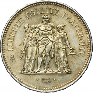 France, 5th Republic, 50 Francs Paris 1978 - Hercules