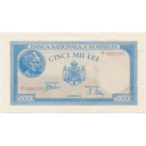 Rumänien, 5.000 Lei 1943