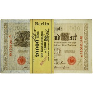 Germany, bank bundle 1.000 Mark 1919