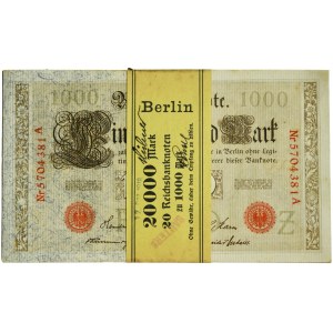 Germany, bank bundle 1.000 Mark 1919