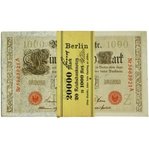 Germany, bank bundle 1.000 Mark 1919