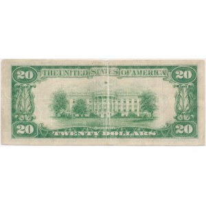 USA, Green Seal, New York, $20 1934 - Julian &amp; Morgenthau
