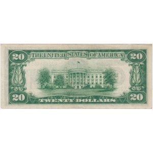 USA, Green Seal, Richmond, 20 Dollars 1934 A - Julian & Morgenthau