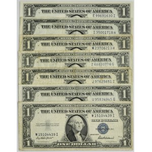 USA, $1 set 1935 (7 pièces).