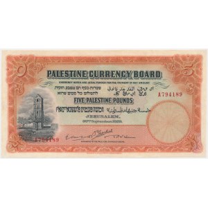 Palästina, £5 1929