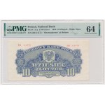 10 złotych 1944 ...owe - Dd - PMG 64 - BARDZO RZADKI