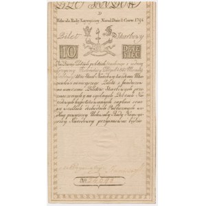 10 złotych 1794 - D - PIĘKNY