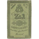 1 złoty 1831 - Łubieński - cienki papier - RZADKIE