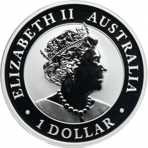 Australia, Elizabeth II, 1 Dollar Perth 2022 P - Kookaburra