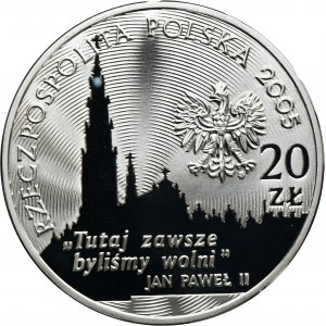 20 Gold 2005 350th Anniversary of the Defense of Jasna Gora.