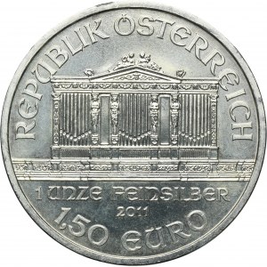 Austria, Second Republic, 1.5 Euro Wien 2011 - Vienna Philharmonic