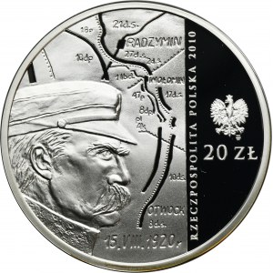 20 złotych 2010 90. rocznica Bitwy Warszawskiej