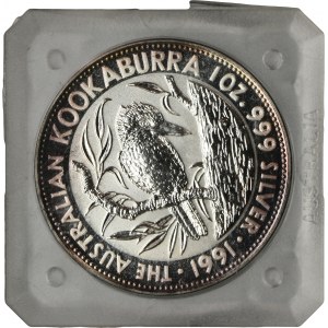 Australia, Elizabeth II, 5 Dollar Perth 1991 - Kookaburra