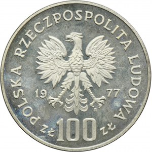 100 złotych 1977 Ochrona Środowiska Żubr