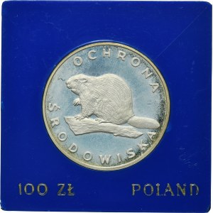 100 złotych 1978 Ochrona Środowiska Bóbr