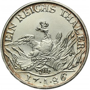 COPY, Kingdom of Prussia, Friedrich II, Thaler Berlin 1786 A, 1986
