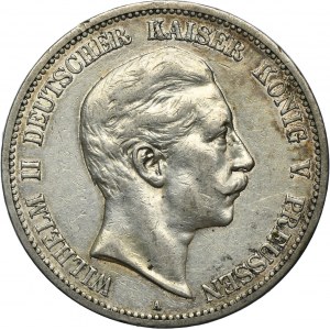 Germant, Kingdom of Prussia, Wilhelm II, 5 Mark Berlin 1903 A