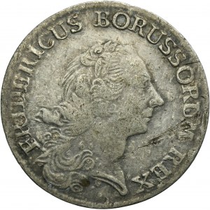 Silesia, Prussian rule, Friedrich II, 1/6 Thaler Breslau 1766 B