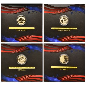 Lot, USA, 1 Dollar - American Innovation Dollars (4 pcs.)