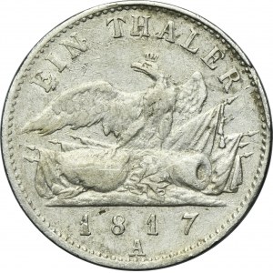 Germany, Kingdom of Prussia, Friedrich Wilhelm III, Thaler Berlin 1817 A