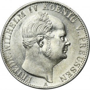 Germany, Kingdom of Prussia, Friedrich Wilhelm IV, Thaler Berlin 1855 A - BEAUTIFUL