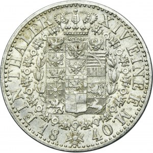 Germany, Kingdom of Prussia, Friedrich Wilhelm III, Thaler Berlin 1840 A