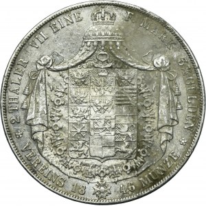 Germany, Kingdom of Prussia, Friedrich Wilhelm IV, 2 Thaler Berlin 1846 A
