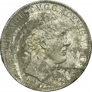 Germany, Saxony, Friedrich Augustus II, 2 Thaler Dresden 1854 F