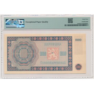 Czechoslovakia, 1.000 Korun 1945 - PMG 64 EPQ