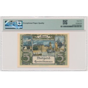 Memel (Klaipeda), 5 Mark 1922 - PMG 65 EPQ
