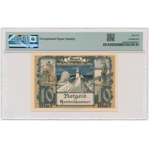 Memel (Klaipeda), 10 Mark 1922 - PMG 66 EPQ