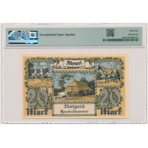 Memel (Klaipeda), 20 Mark 1922 - PMG 64 EPQ