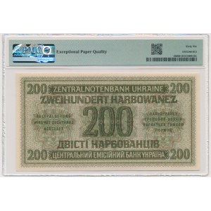 Ukraine, 200 Karbovanez 1942 - PMG 66 EPQ