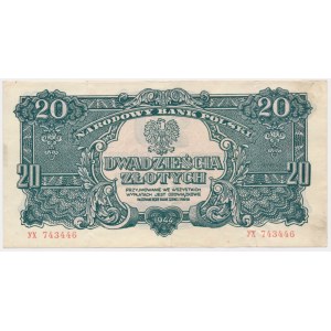 20 gold 1944 ...owe - YX -.