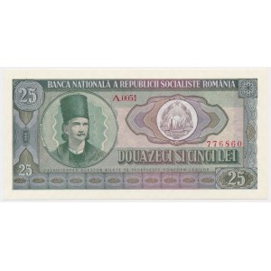 Romania, 25 Lei 1966