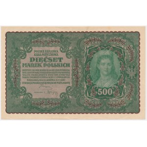 500 marek 1919 - II Serja X