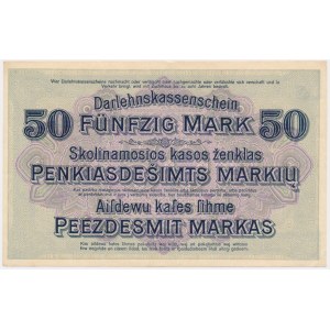 Kowno, 50 Mark 1918 - E -
