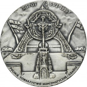 Medal PTN John Paul II, Visit to Gdynia, Sopot and Gdańsk 1999, Warsaw