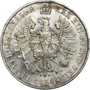Germany, Kingdom of Prussia, Friedrich Wilhelm IV, Thaler Berlin 1859 A