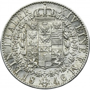 Germany, Kingdom of Prussia, Friedrich Wilhelm IV, Thaler Berlin 1846 A