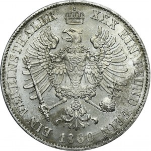 Germany, Kingdom of Prussia, Friedrich Wilhelm IV, Thaler Berlin 1860 A