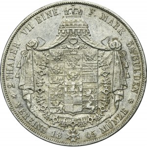 Germany, Kingdom of Prussia, Friedrich Wilhelm IV, 2 Thaler Berlin 1845 A