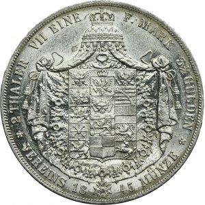 Germany, Kingdom of Prussia, Friedrich Wilhelm IV, 2 Thaler Berlin 1845 A