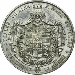 Germany, Kingdom of Prussia, Friedrich Wilhelm IV, 2 Thaler Berlin 1846 A