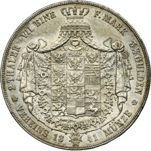 Germany, Kingdom of Prussia, Friedrich Wilhelm IV, 2 Thaler Berlin 1841 A