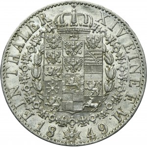 Germany, Kingdom of Prussia, Friedrich Wilhelm IV, Thaler Berlin 1849 A