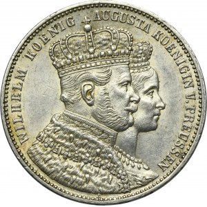 Germany, Kingdom of Prussia, Wilhelm I, Crown Thaler Berlin 1861